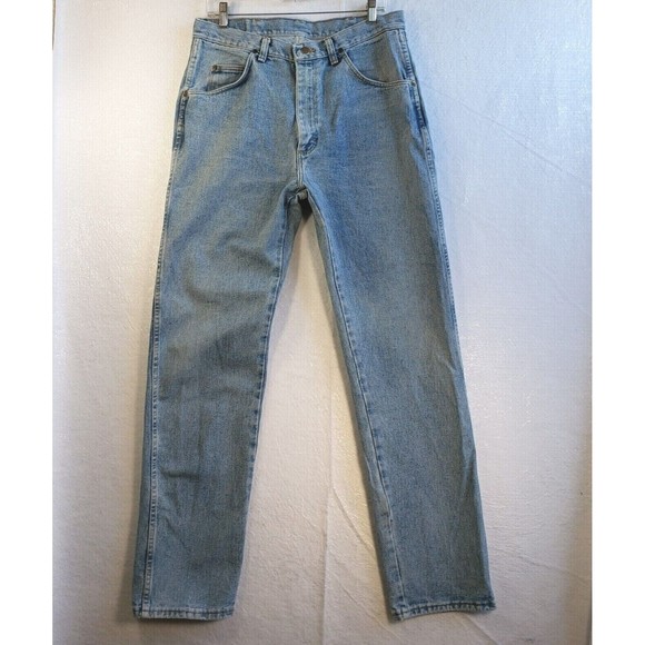 Wrangler Authentic Mens Regular Straight Blue Premium Jeans Size 38X33 - Picture 1 of 10